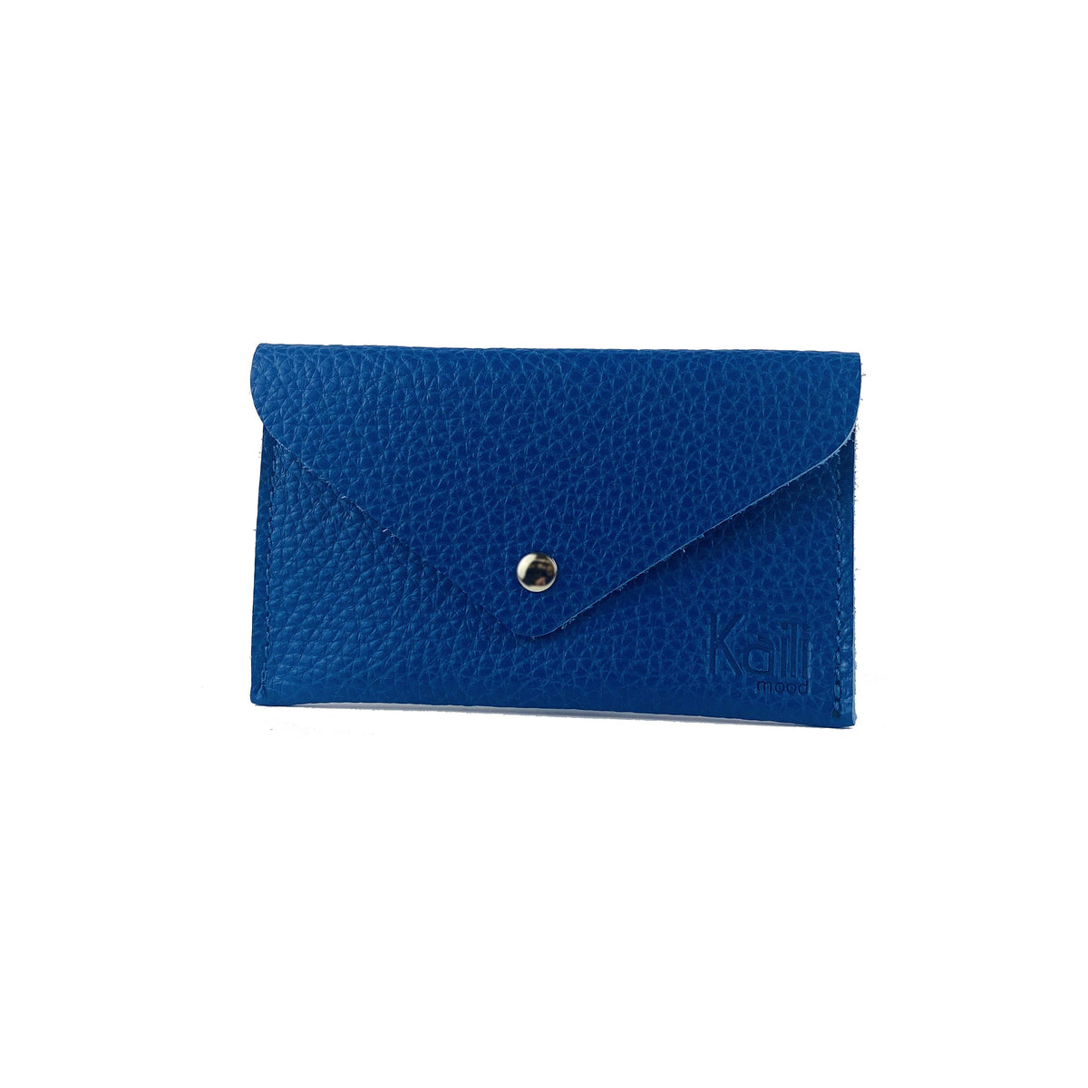 Italian Full-Grain Leather Pouch — Blue - foto 2