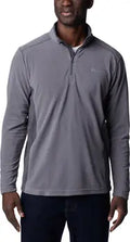 Columbia klamath range™ ii half zip fleece sweater - fleece sweater with half zip - outdoor sweater men - gray