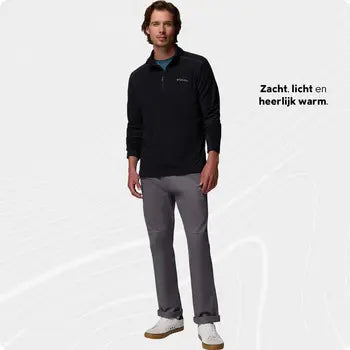 Columbia klamath range™ ii half zip fleece sweater - outdoor sweater - fleece sweater - men - black