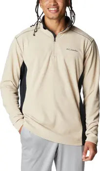 Columbia klamath range™ ii half zip fleece sweater - outdoor sweater - fleece sweater - men - brown