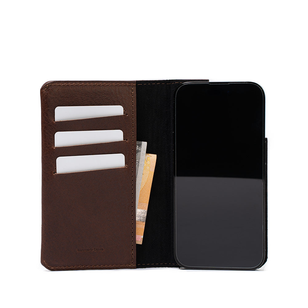 iPhone 12/13 Leather Folio Case Wallet with MagSafe – Minimalist 1.0 - foto 2