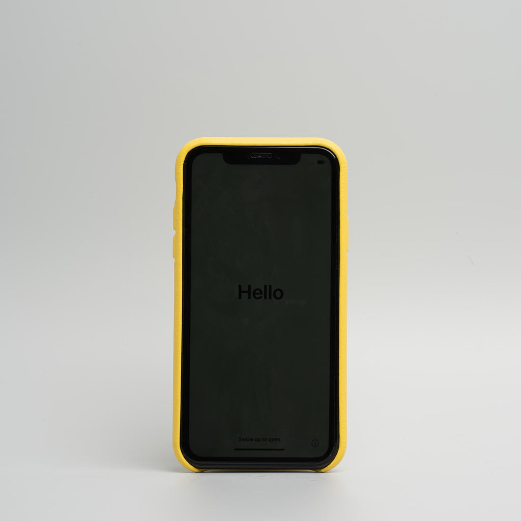 iPhone 11 Leather Case – Yellow - foto 2